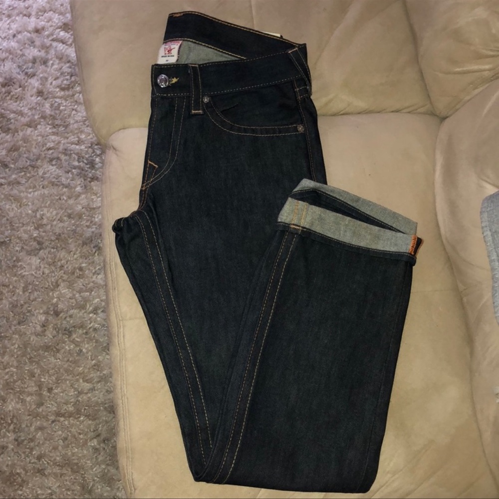 True Religion New WOT- Ricky - size 32x34 - Dark BlueStone color- Free Shipping